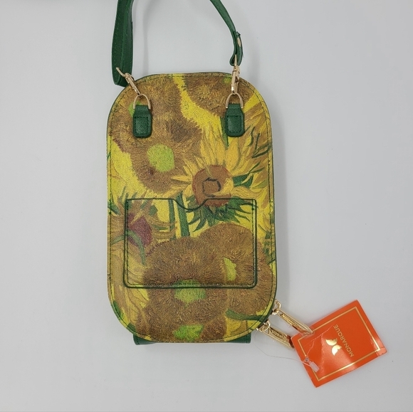 Monarque By Fig Design Group Van Gogh Sunflowers Crossbody - Picture 4 of 7